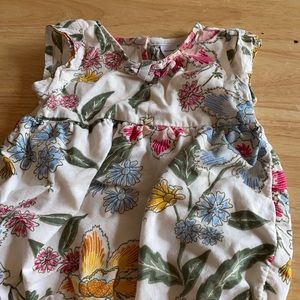 Baby girls bubble romper